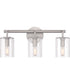 Hailie 3-Light Vanity Satin Nickel