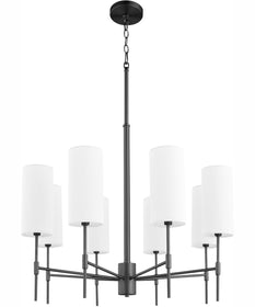 Hamilton 8-light Chandelier Matte Black