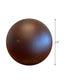 1.5"H Walnut Dark Ball Finish Lamp Finial