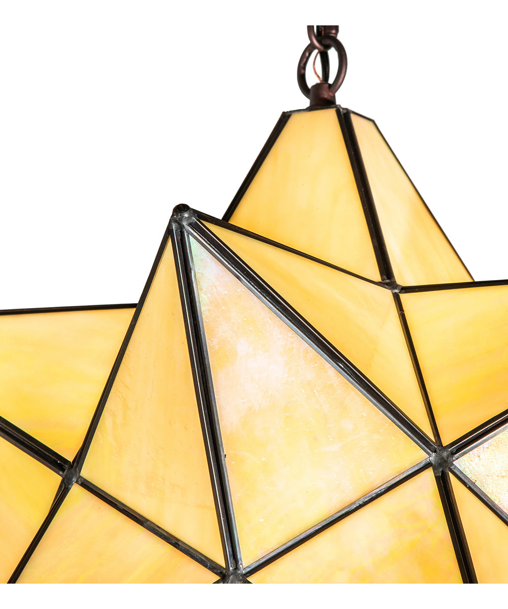 18"W Moravian Star Pendant