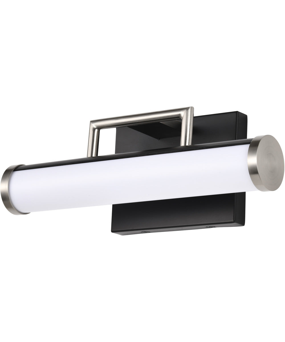 Solano  Vanity & Wall Black / Brushed Nickel