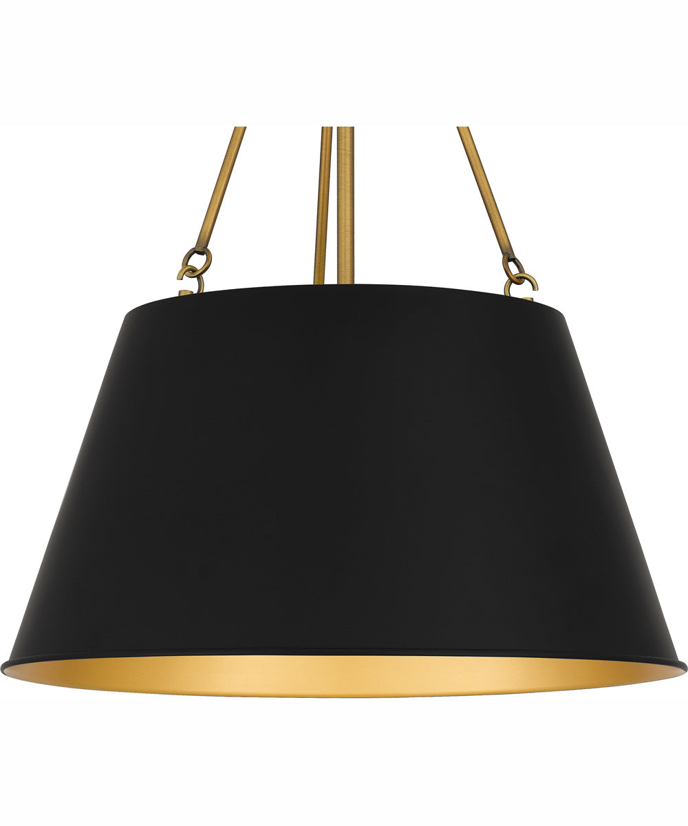Quoizel Pendant Large 4-light Pendant Matte Black