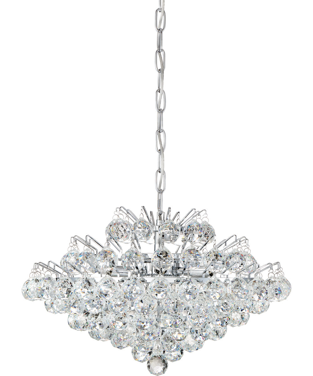 Bordeaux 7-light Pendant Polished Chrome