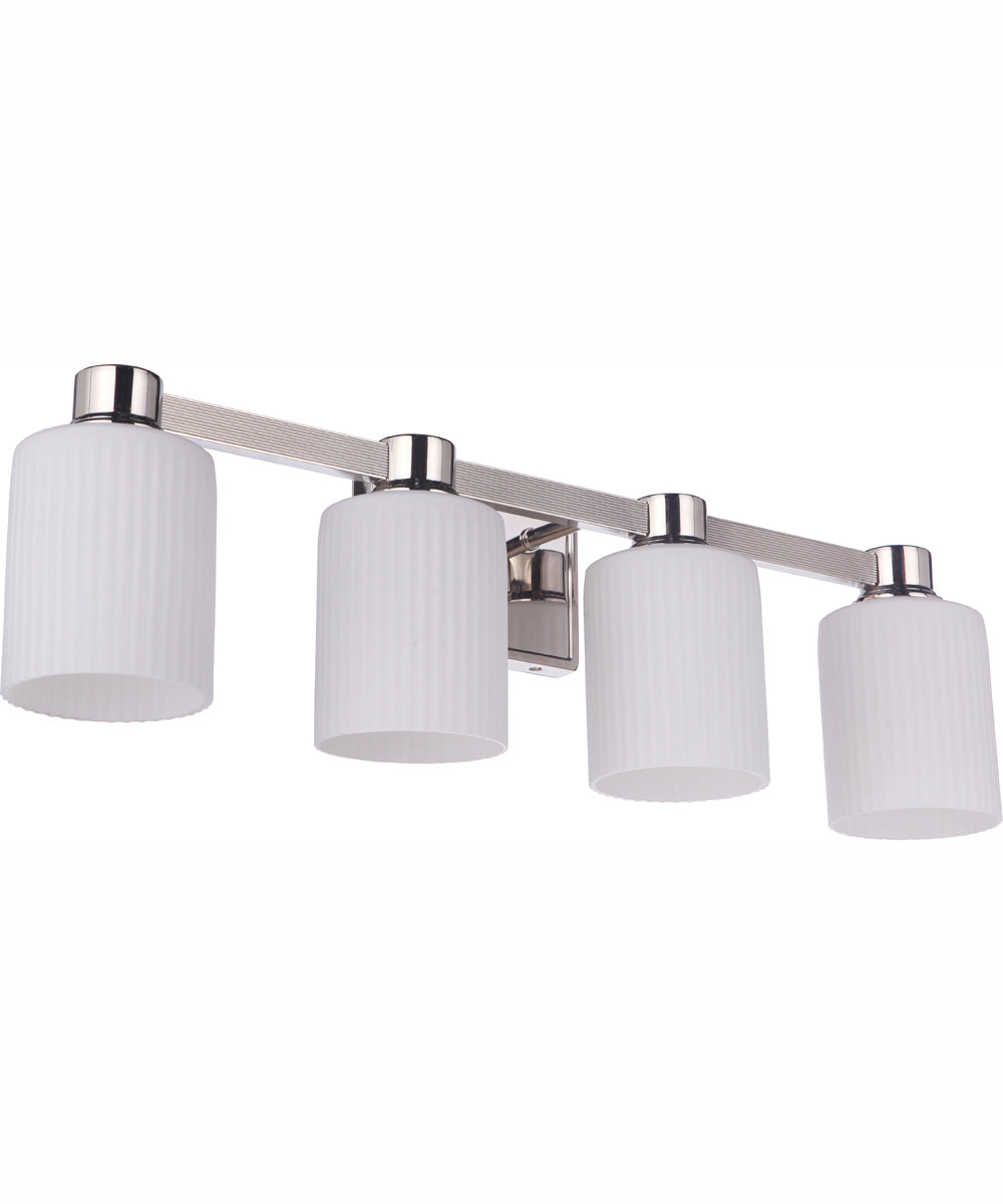 Bretton 4-Light Vanity Polished Nickel