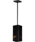 Rampart LED Outdoor Pendant Black