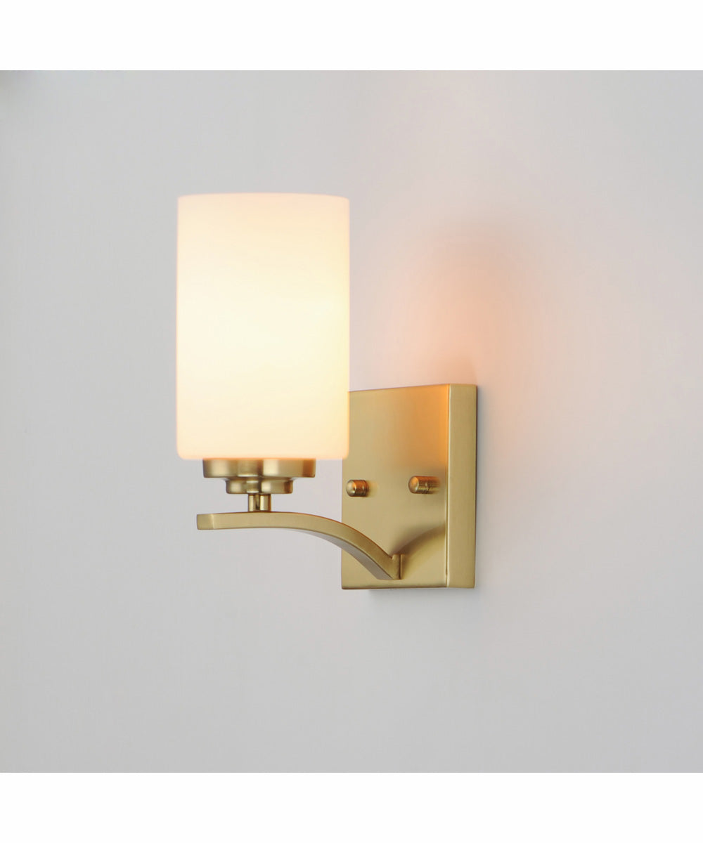 Deven 1-Light Wall Sconce Satin Brass