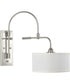 Kempsey 1-Light Swing Arm Wall Bracket Brushed Nickel