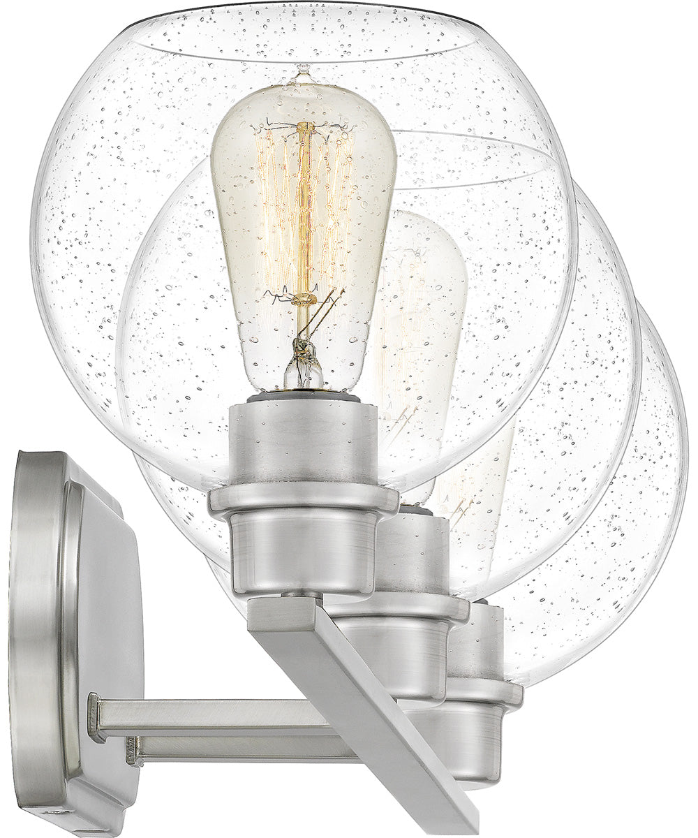 Pruitt Large 3-light Bath Light Brushed Nickel