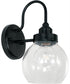 Brecken 1-Light Sconce Matte Black