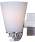 Maxim Conical 2-Light Bath Vanity Satin Nickel 9012SWSN