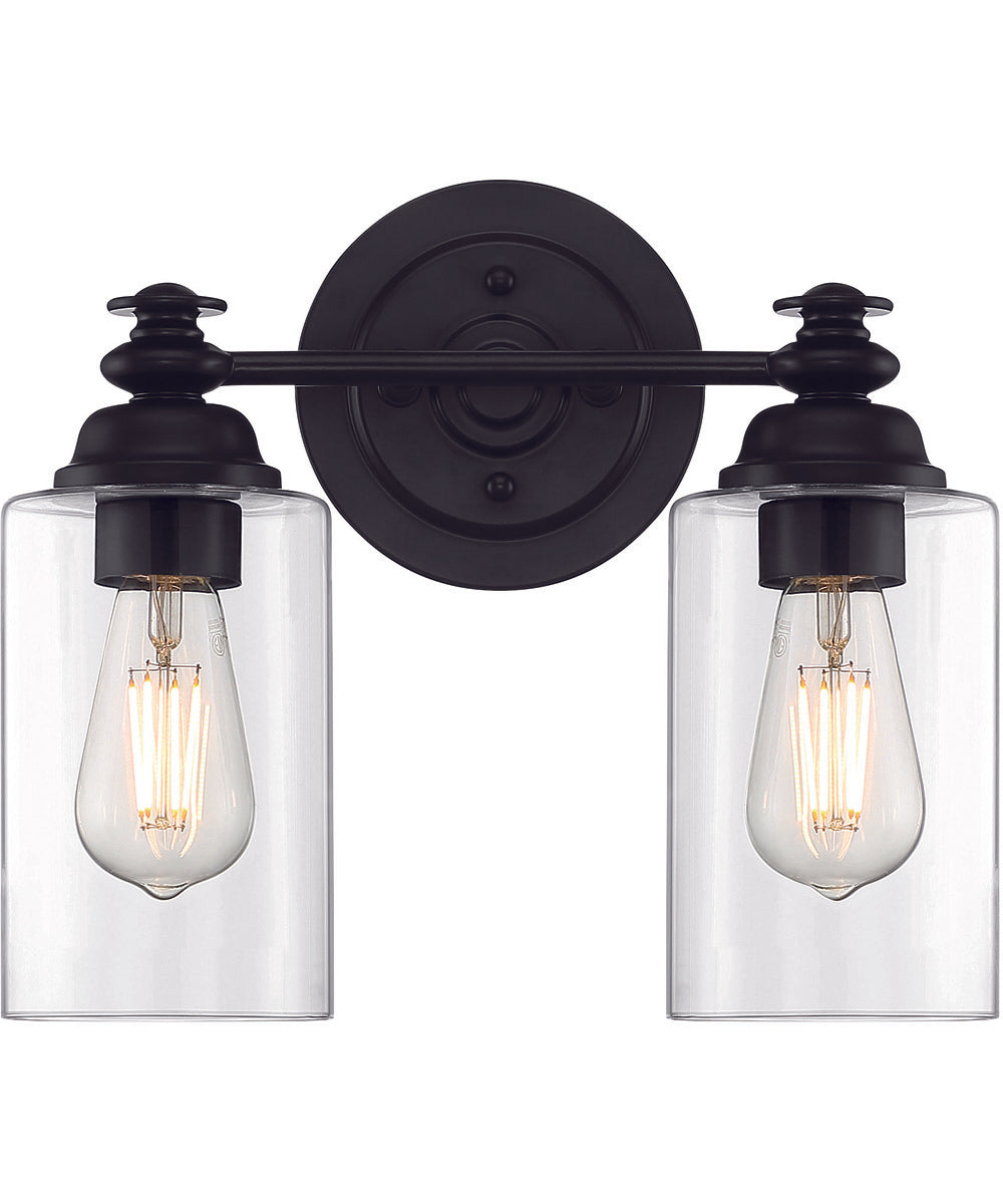 Dardyn 2-Light Vanity Flat Black