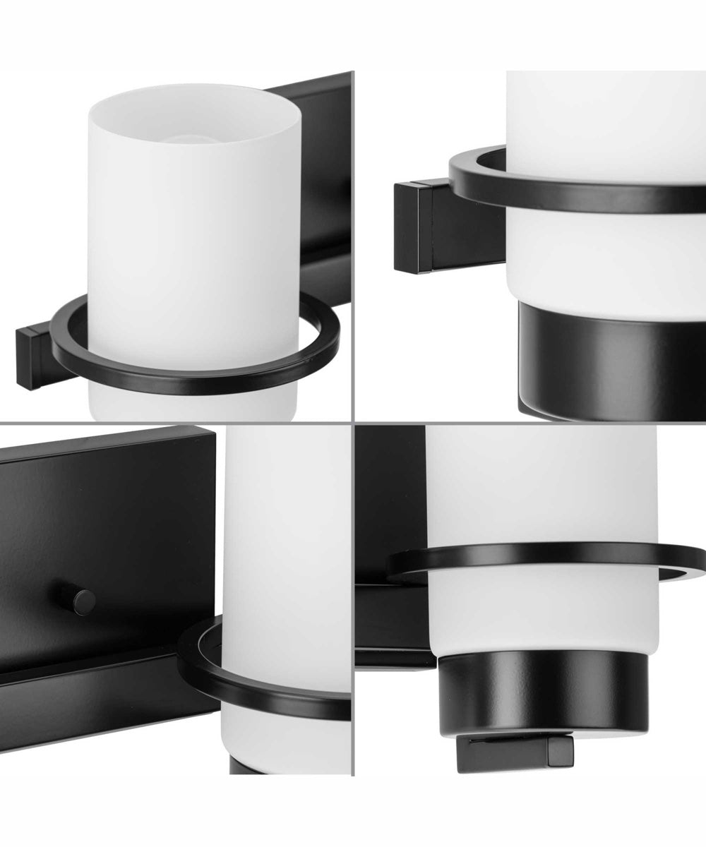 Reiss 2-Light Modern Farmhouse Vanity Light Matte Black