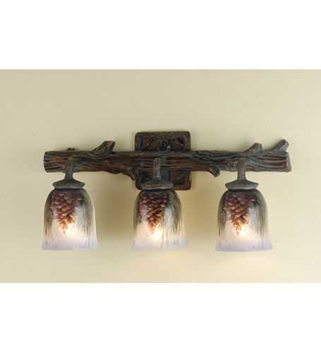 23"W 3-Light Branches Sconce