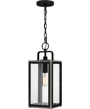 Bramshaw Large 1-light Outdoor Pendant Light  Coastal Armour Aluminum Matte Black