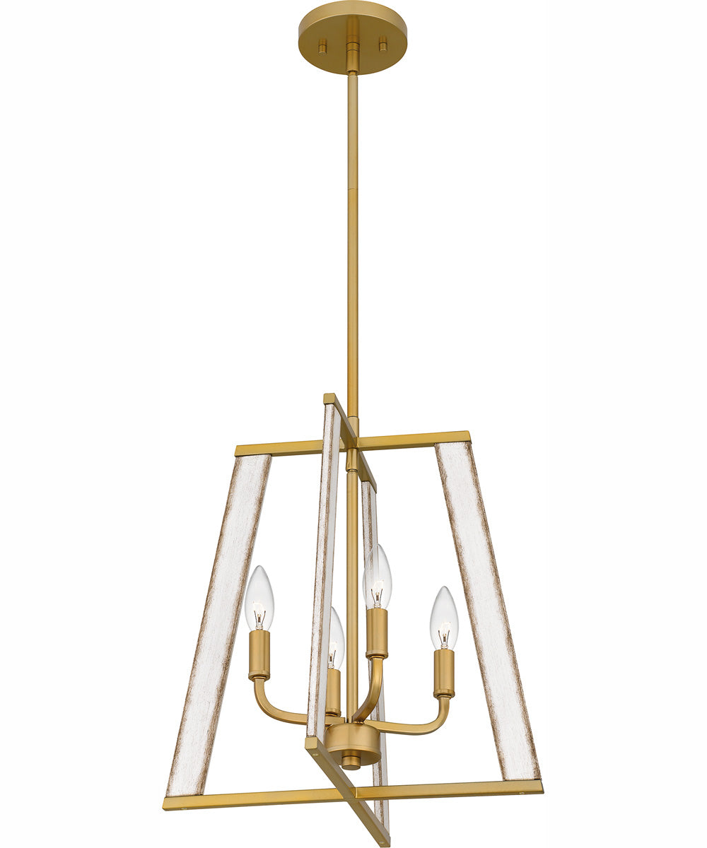 Mayline Large 4-light Pendant Light Gold