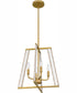 Mayline Large 4-light Pendant Light Gold