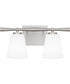 Brindley Medium 2-light Bath Light Brushed Nickel