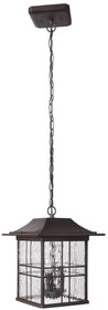 11"W Dorset 3-Light Outdoor Pendant Aged Bronze Brushed