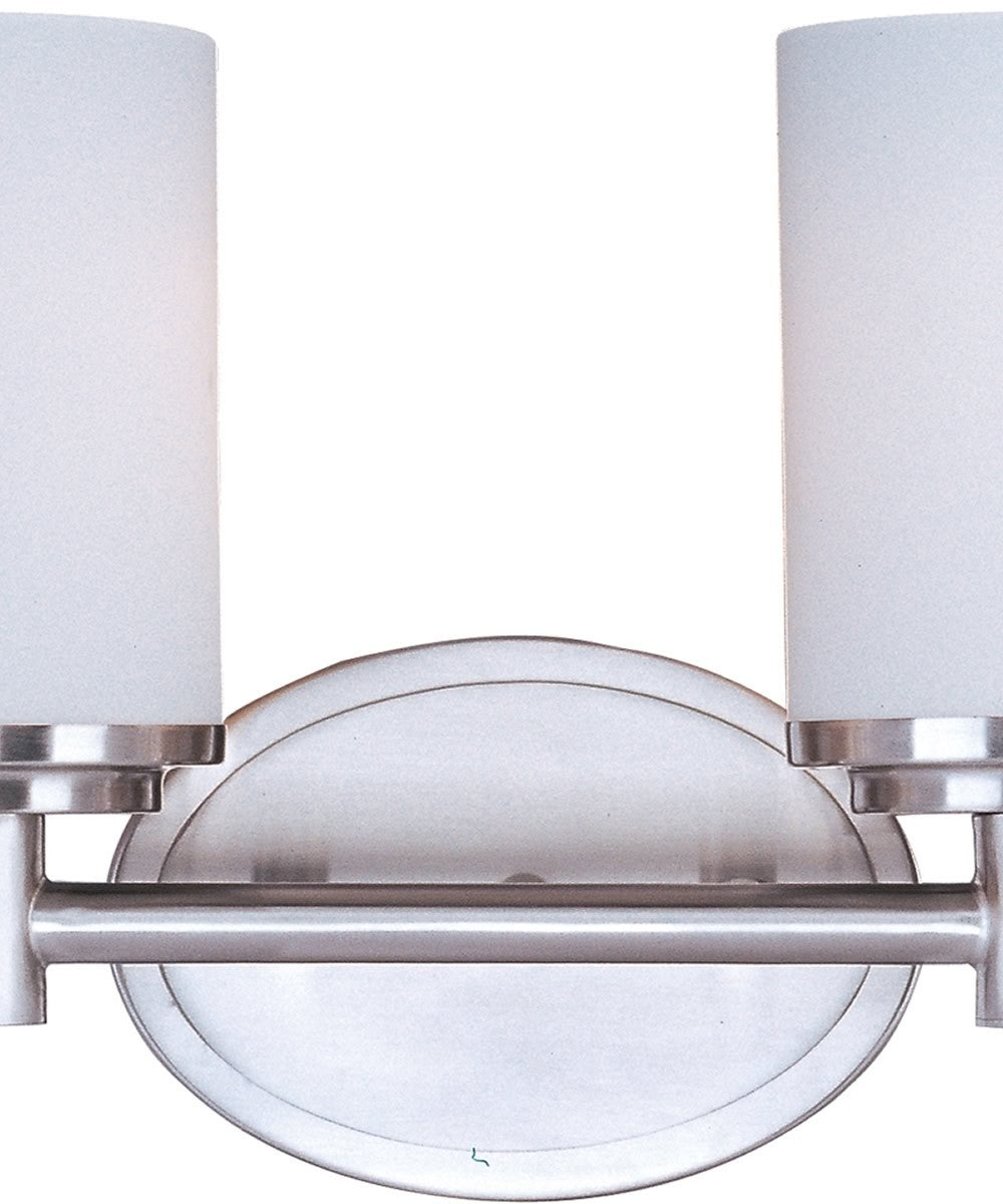 Maxim Cylinder 4-Light Bath Vanity Satin Nickel 9054SWSN