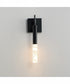 Diaphane LED Sconce Black
