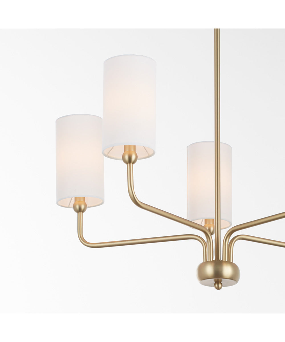 Tamara Day's Charlotte 5-light Chandelier Aged Brass