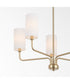 Tamara Day's Charlotte 5-light Chandelier Aged Brass