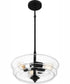 McIntire Large 3-light Pendant Matte Black