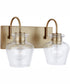 Danes 2-Light Vanity Aged Brass