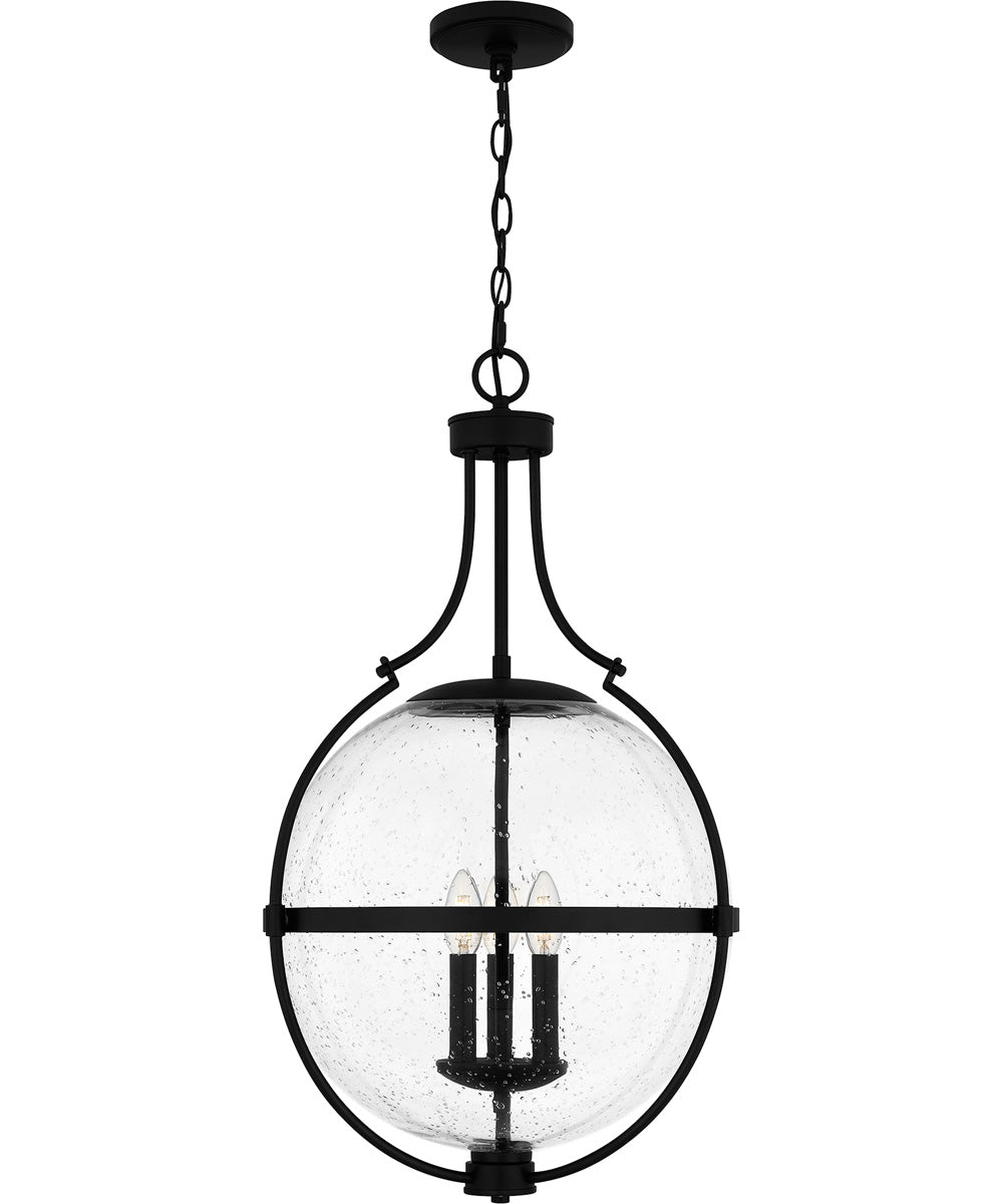 Quoizel Pendant Large 3-light Pendant Matte Black