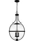 Quoizel Pendant Large 3-light Pendant Matte Black
