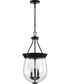 Boliver 3-Light Pendant Matte Black