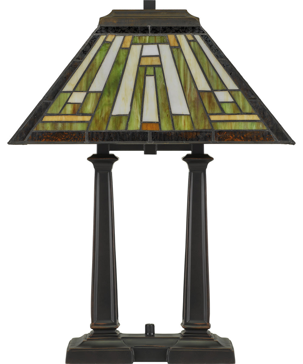 Decker Small 2-light Table Lamp Russet