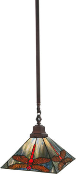 14"W Prairie Dragonfly Pendant