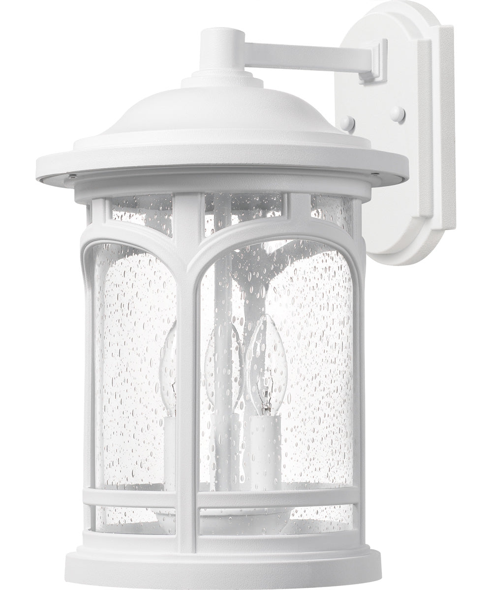 Marblehead Medium 3-light Outdoor Wall Light  Coastal Armour White Lustre