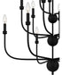 Blanche 15-light Chandelier Matte Black