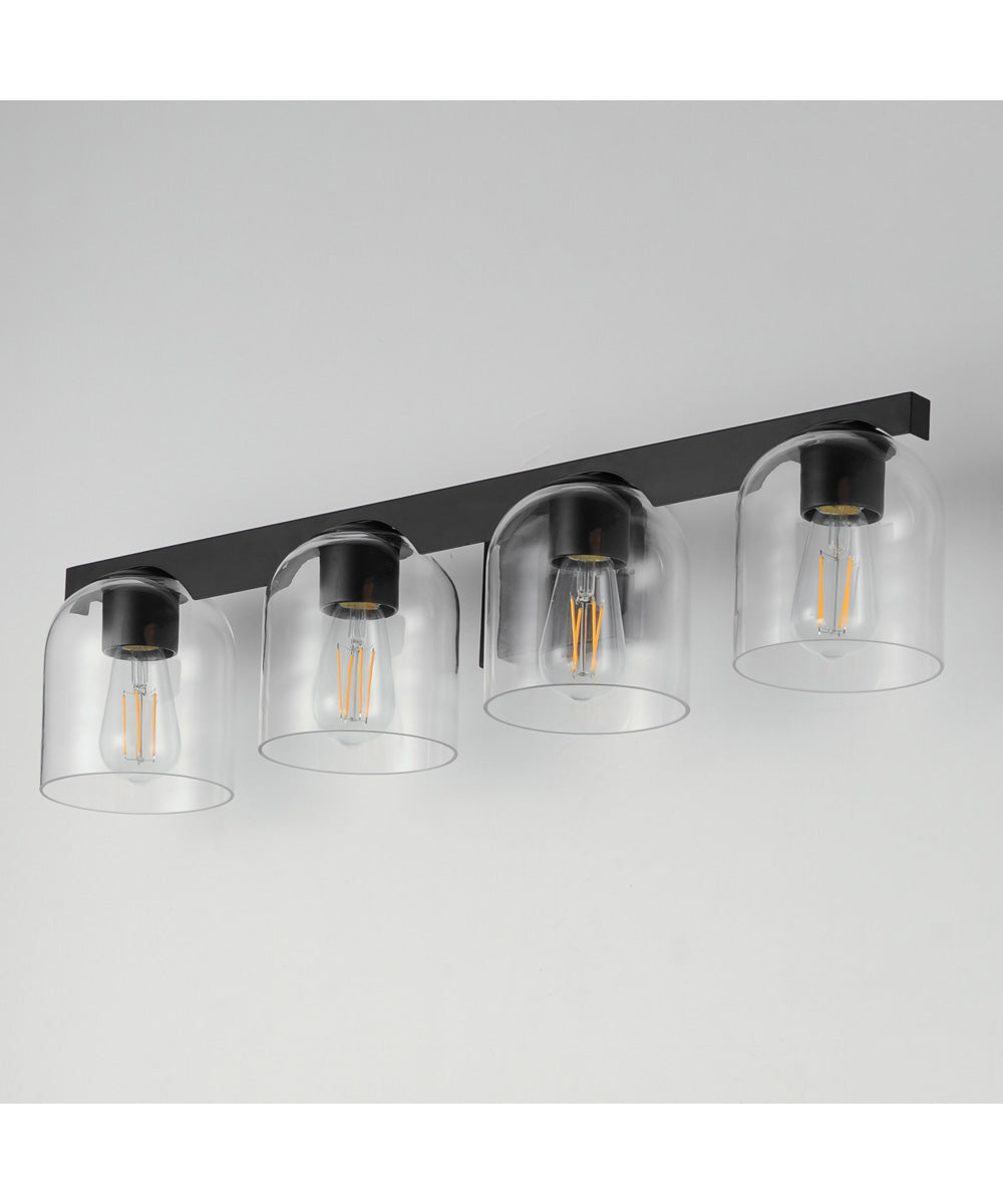 Scoop 4-Light Bath Vanity Black