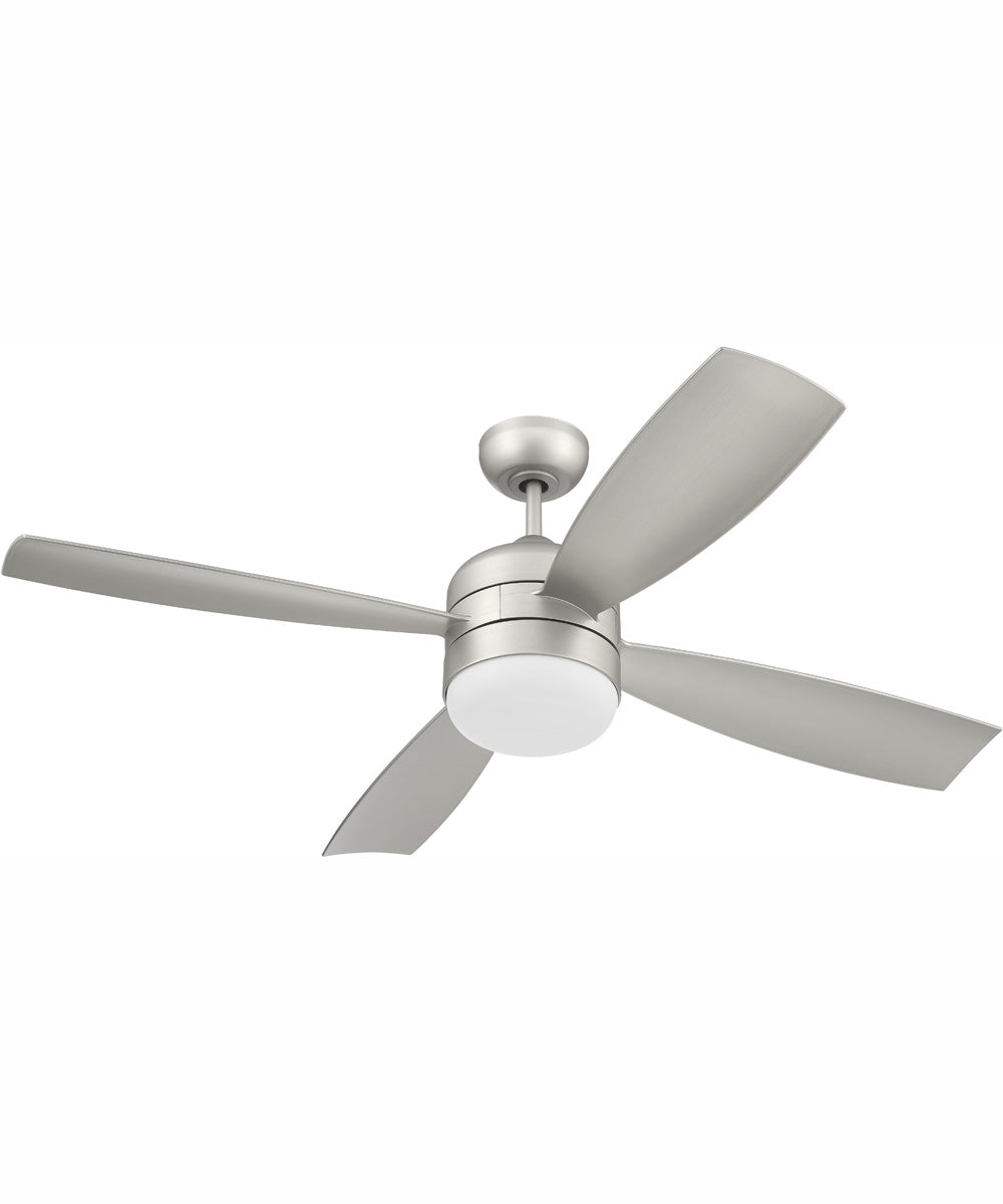 52" Sebastion 2-Light Indoor/Outdoor Ceiling Fan Painted Nickel