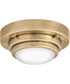 Porte LED-Light Extra Small Flush Mount or Sconce in Heritage Brass