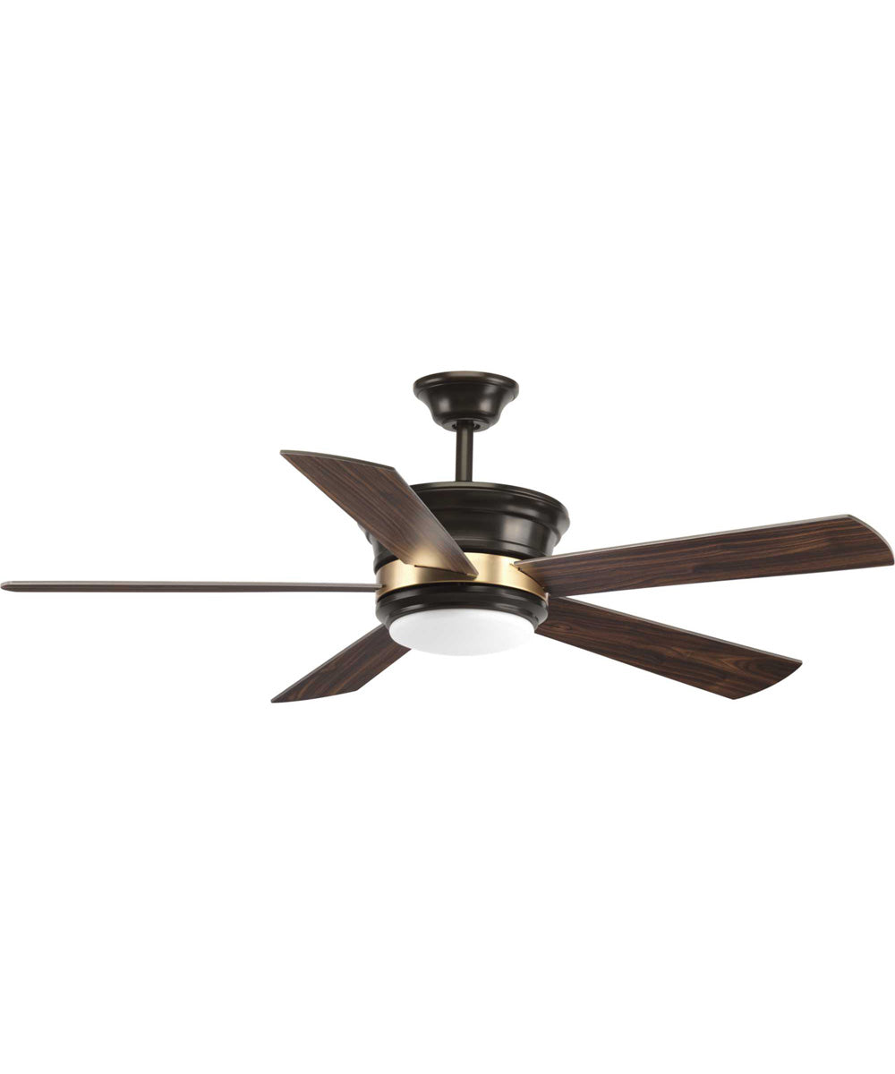 Harranvale 54" 5 Blade Fan w/ LED Light Antique Bronze