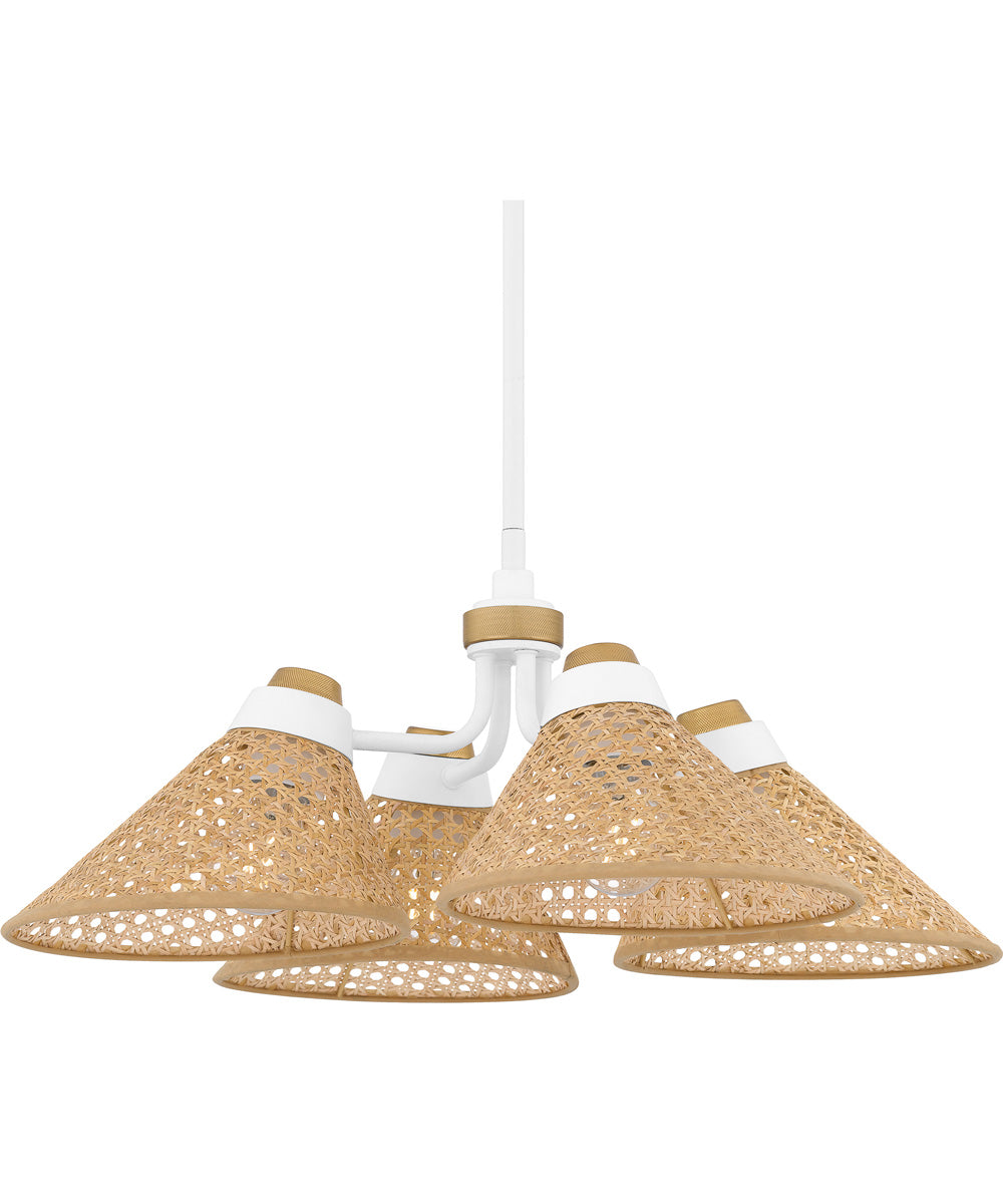 Quoizel Pendant Large 4-light Pendant Matte White