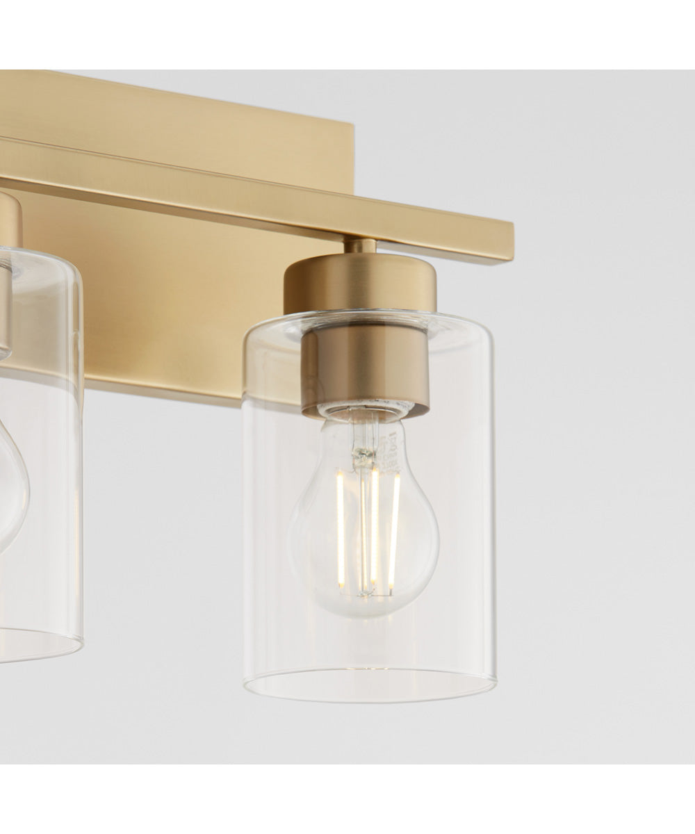 Carter 4-light Bath Vanity Light Aged Brass