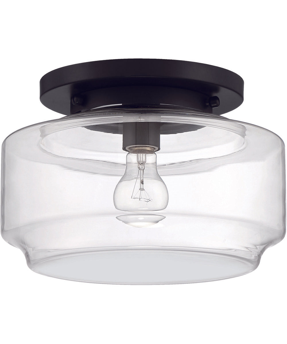 Peri 1-Light Flushmount Flat Black