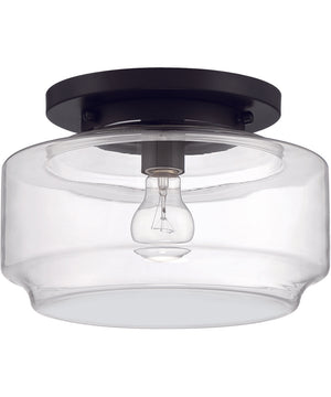 Peri 1-Light Flushmount Flat Black
