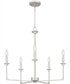 Prescott 5-light Chandelier Brushed Nickel