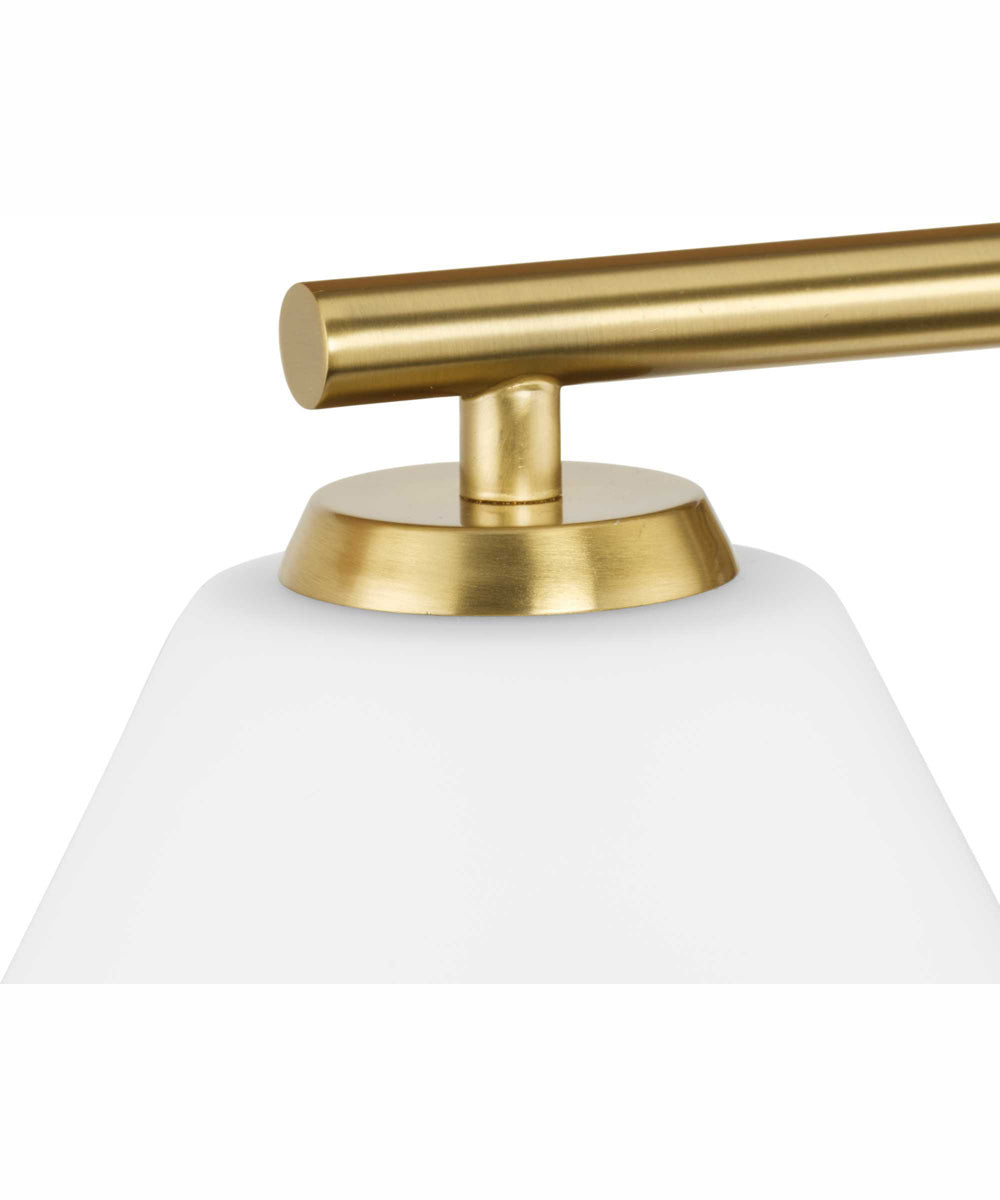 Copeland 3-Light Vanity Mid-Century Modern Vanity Light Brushed Gold