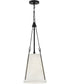 Danvers 1-Light Small Pendant in Black