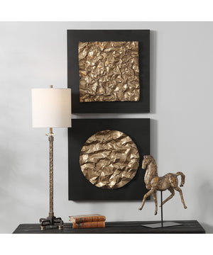 Boaz Gold Wall Decor, Set of 2