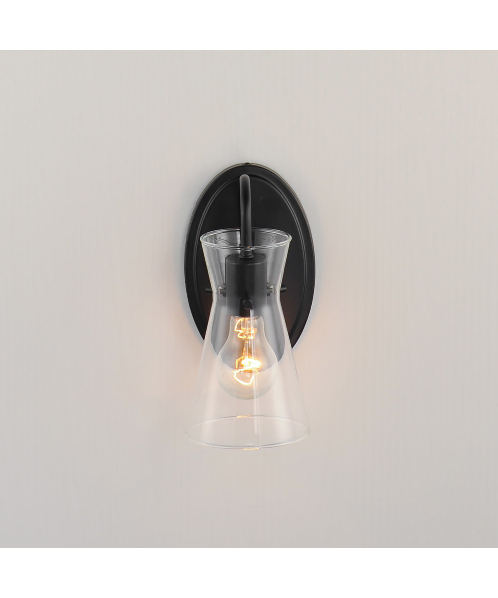 Ava 1-Light Wall Sconce Black