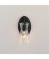 Ava 1-Light Wall Sconce Black