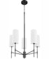Hamilton 5-light Chandelier Matte Black